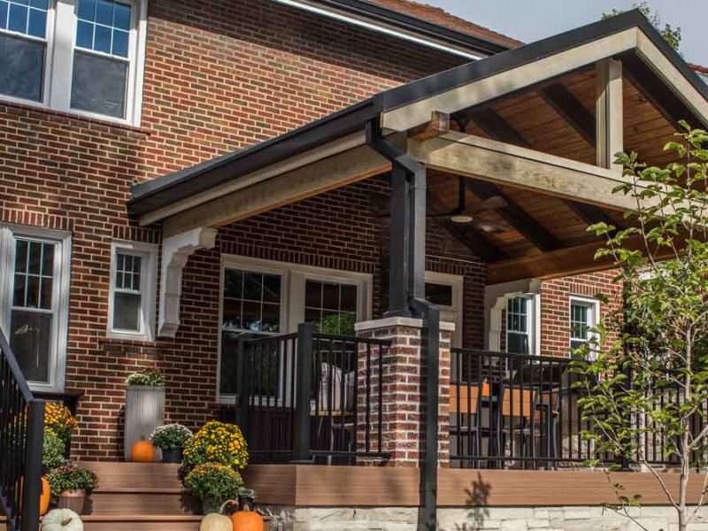 Partially Covered Deck