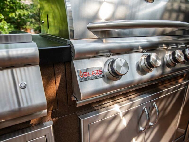 Zuri Screen Room with Fireplace Open Deck with Grill