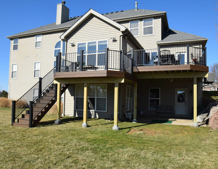 Custom Multilevel Deck Wildwood Missouri
