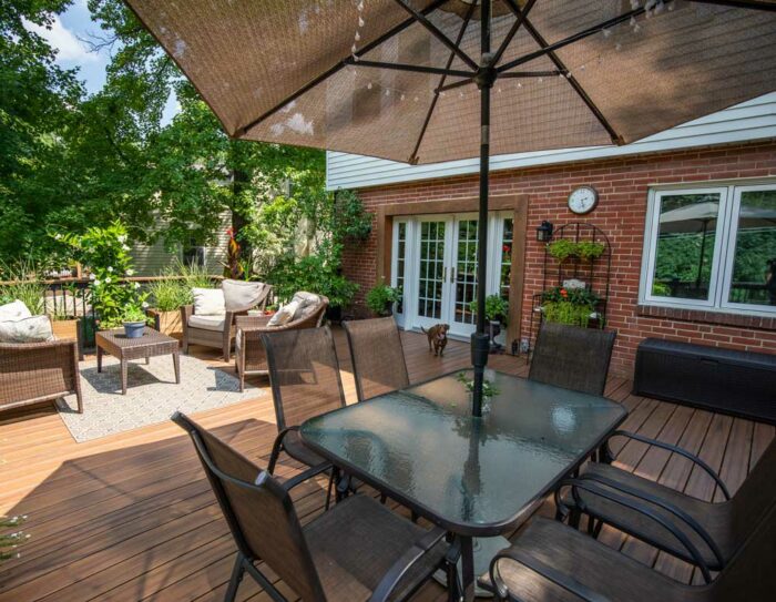 Custom Deck with Carport Underneath Glendale, MO