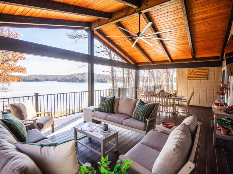Lake House Covered Deck Innsbrook, Missouri