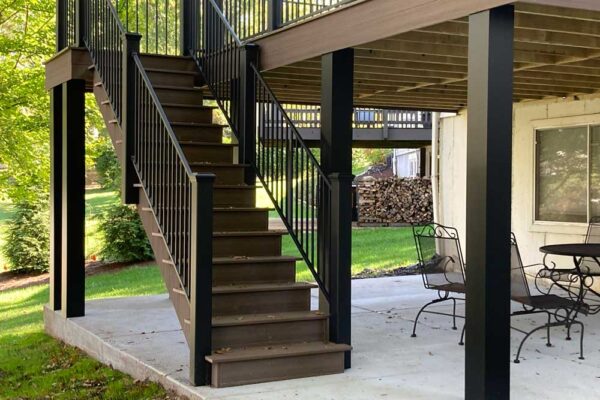 Deck stairs in Des Peres, MO