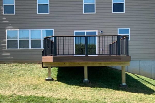 Open composite wood deck in Fenton, MO