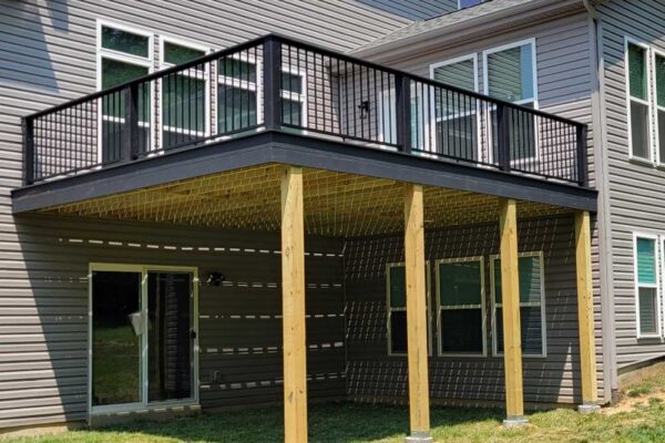 Open composite wood deck in Fenton, MO