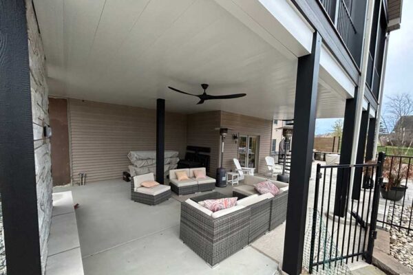 Under decking patio in St. Charles County, MO