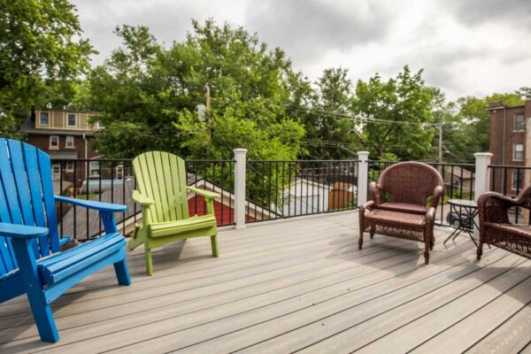 Rooftop deck in St. Louis City, MO