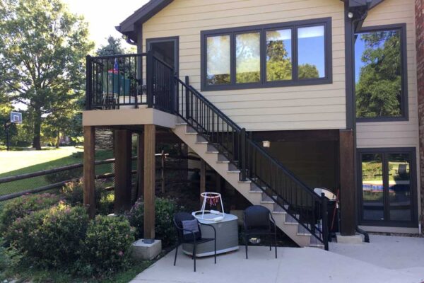 Open deck and stairs in Town & Country, MO