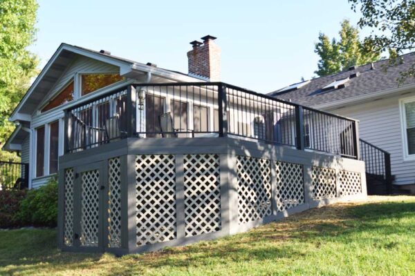 Open deck with storage underneath in Town & Country, MO