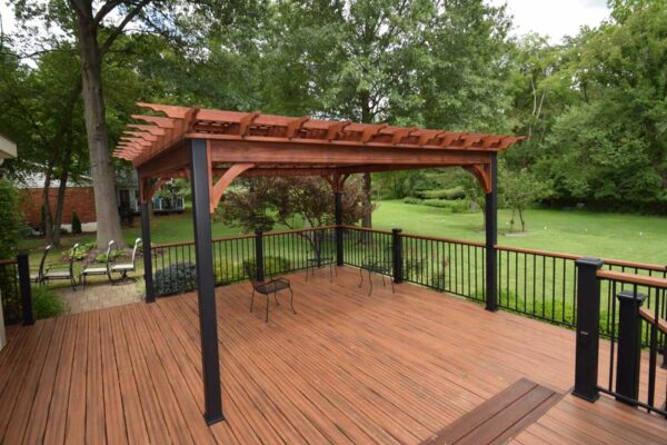 Pergola and open deck in Town & Country, MO