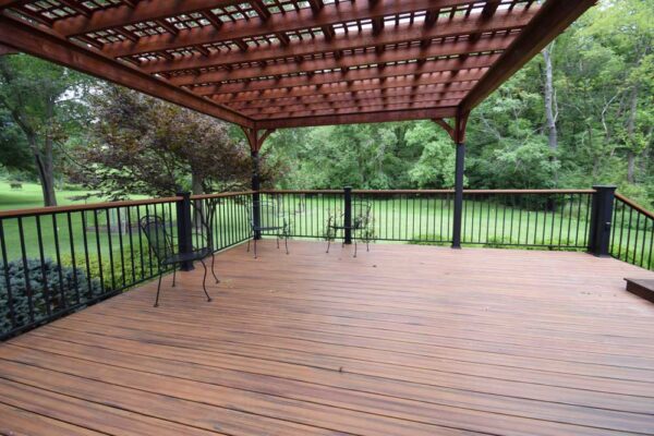 Pergola and open deck in Town & Country, MO