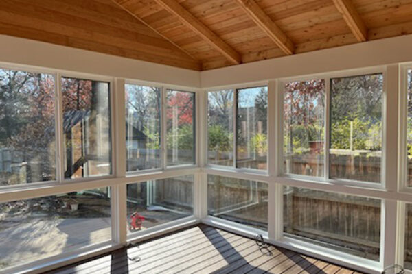 Interior of a Three Season Room in University City, MO