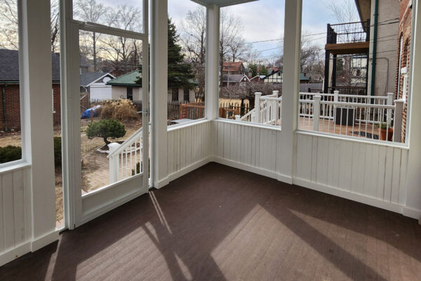 Covered deck in University City, MO