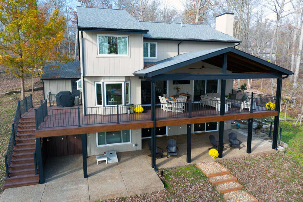 Lake House Covered Deck Innsbrook, Missouri