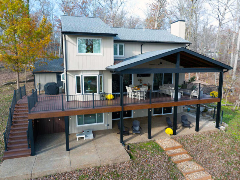 Lake House Covered Deck Innsbrook, Missouri
