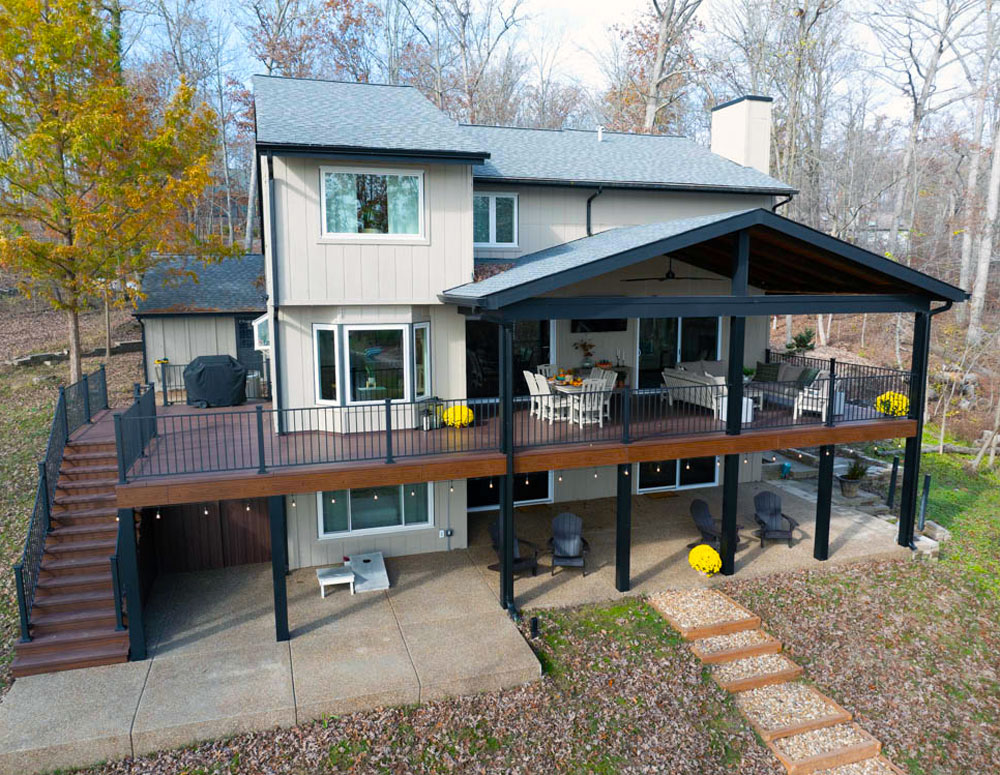 Lake House Covered Deck Innsbrook, Missouri