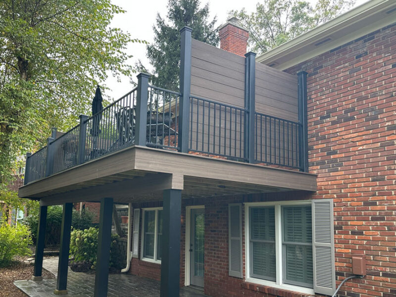 modern outdoor Deck Privacy Screens in St. Louis
