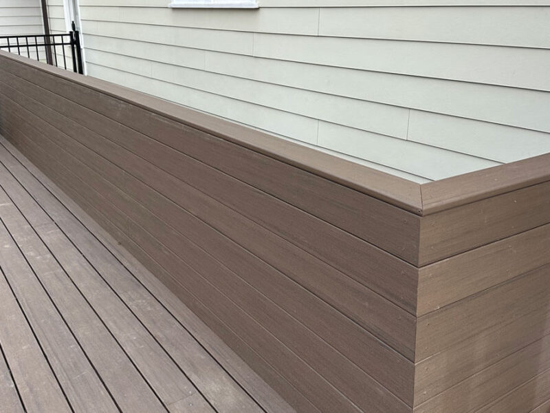 modern outdoor Deck Privacy Screens in St. Louis