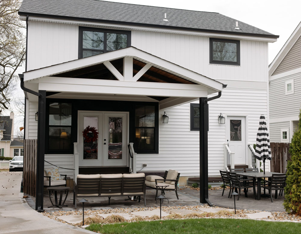 Covered Stone Paver Patio